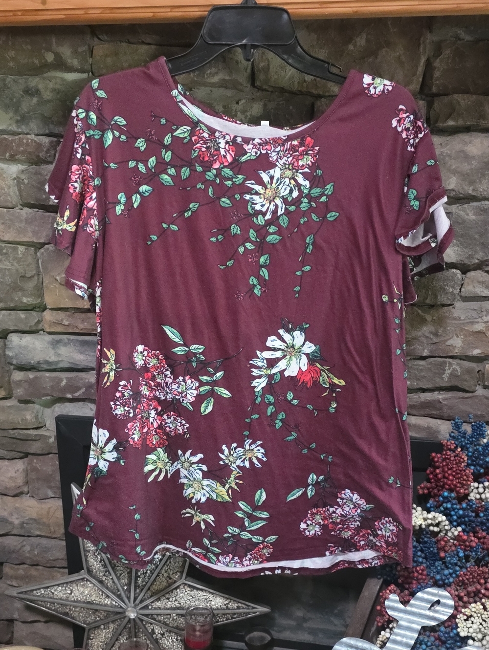 Floral Top Sz XXL